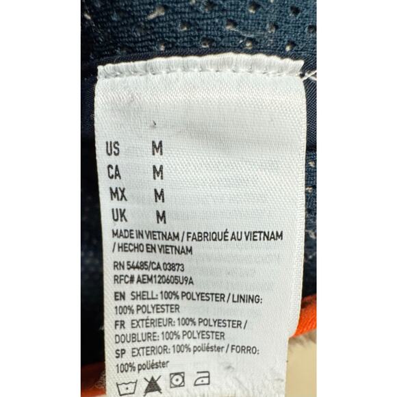 American Eagle Sherpa Fleece Jacket Brown w/ Orange Trim Size M. - Picture 5 of 8